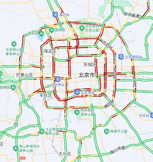上上策 北京周四周五有明显降雨 早晚高峰交通压力大 出行注意安全 雷雨天气致交通受影响